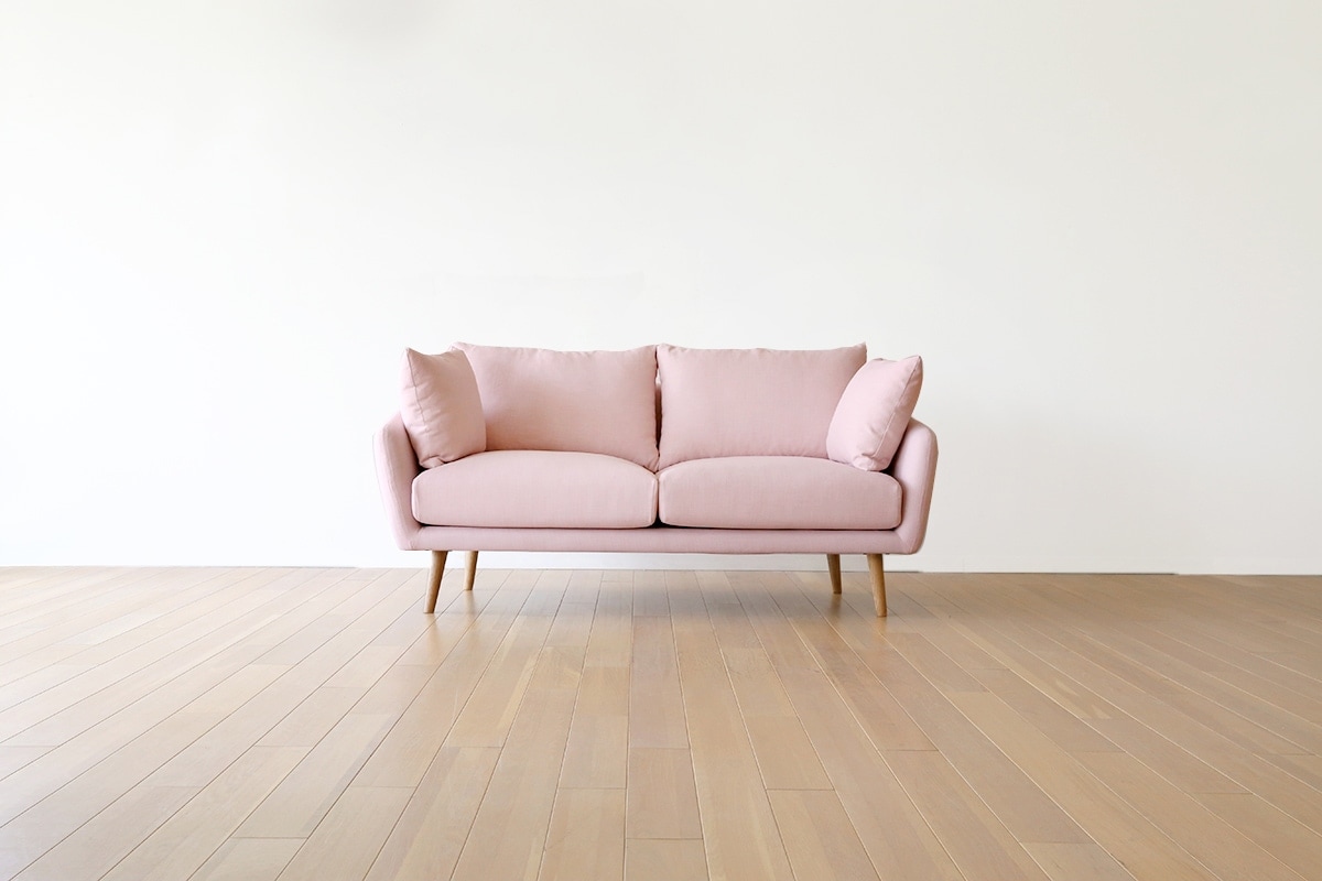 数量限定60%OFF】BEREA ベレア ソファ 3人掛け ピンク