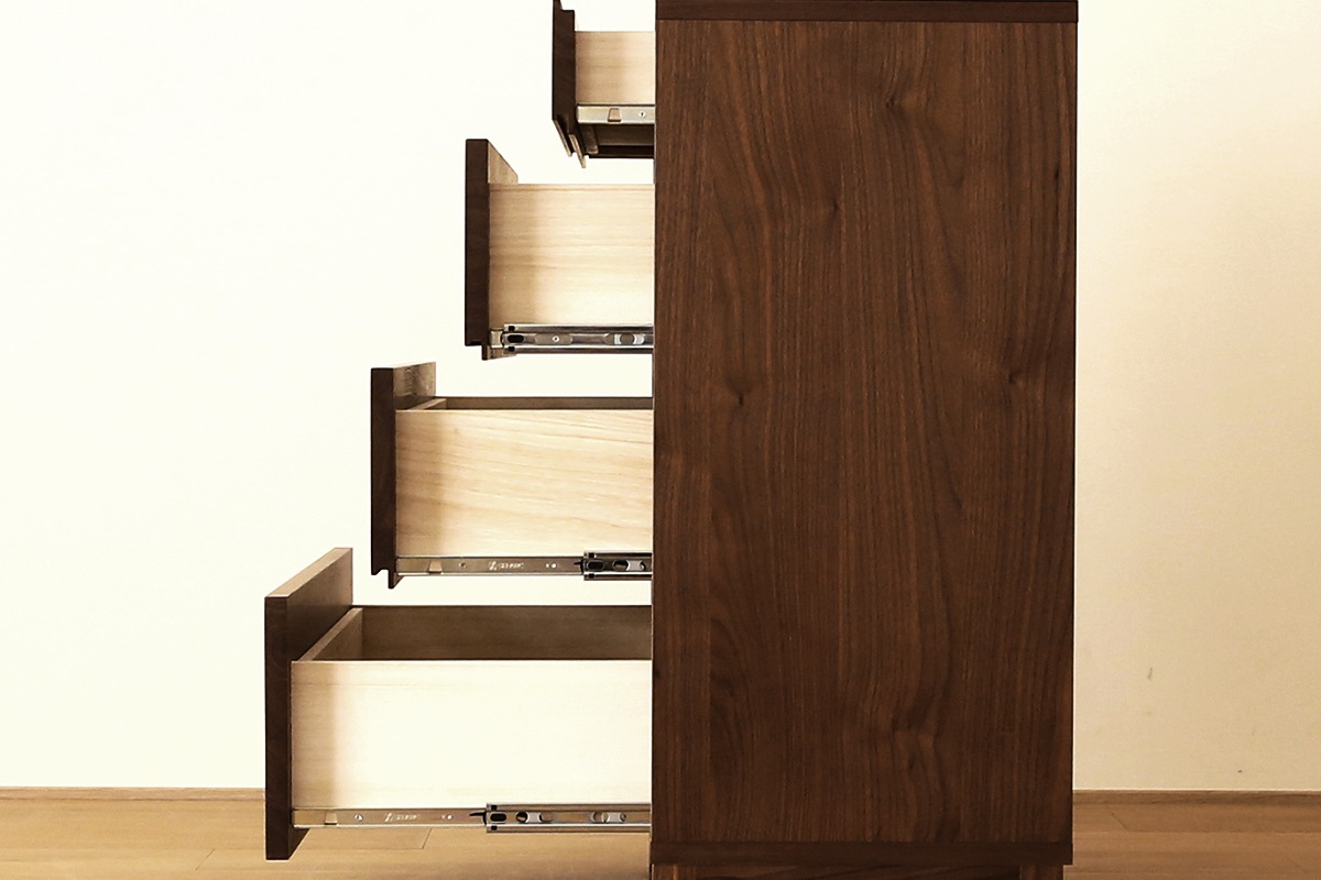 LECCE 80リビングチェスト ウォルナット