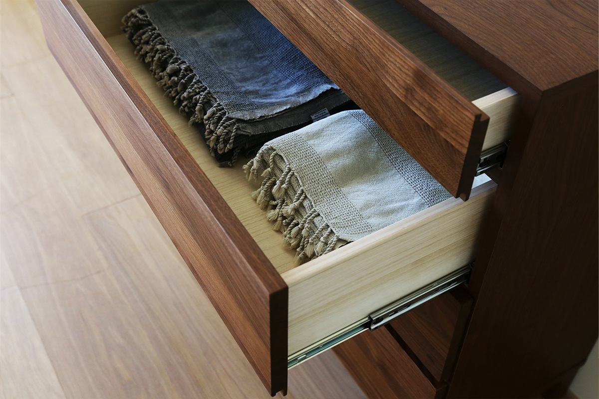 LECCE 80リビングチェスト ウォルナット