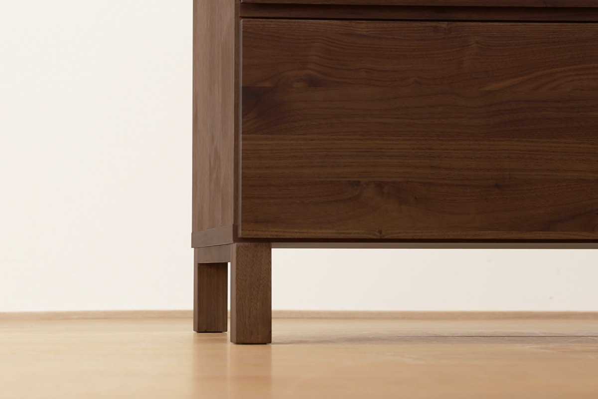 LECCE 80リビングチェスト ウォルナット