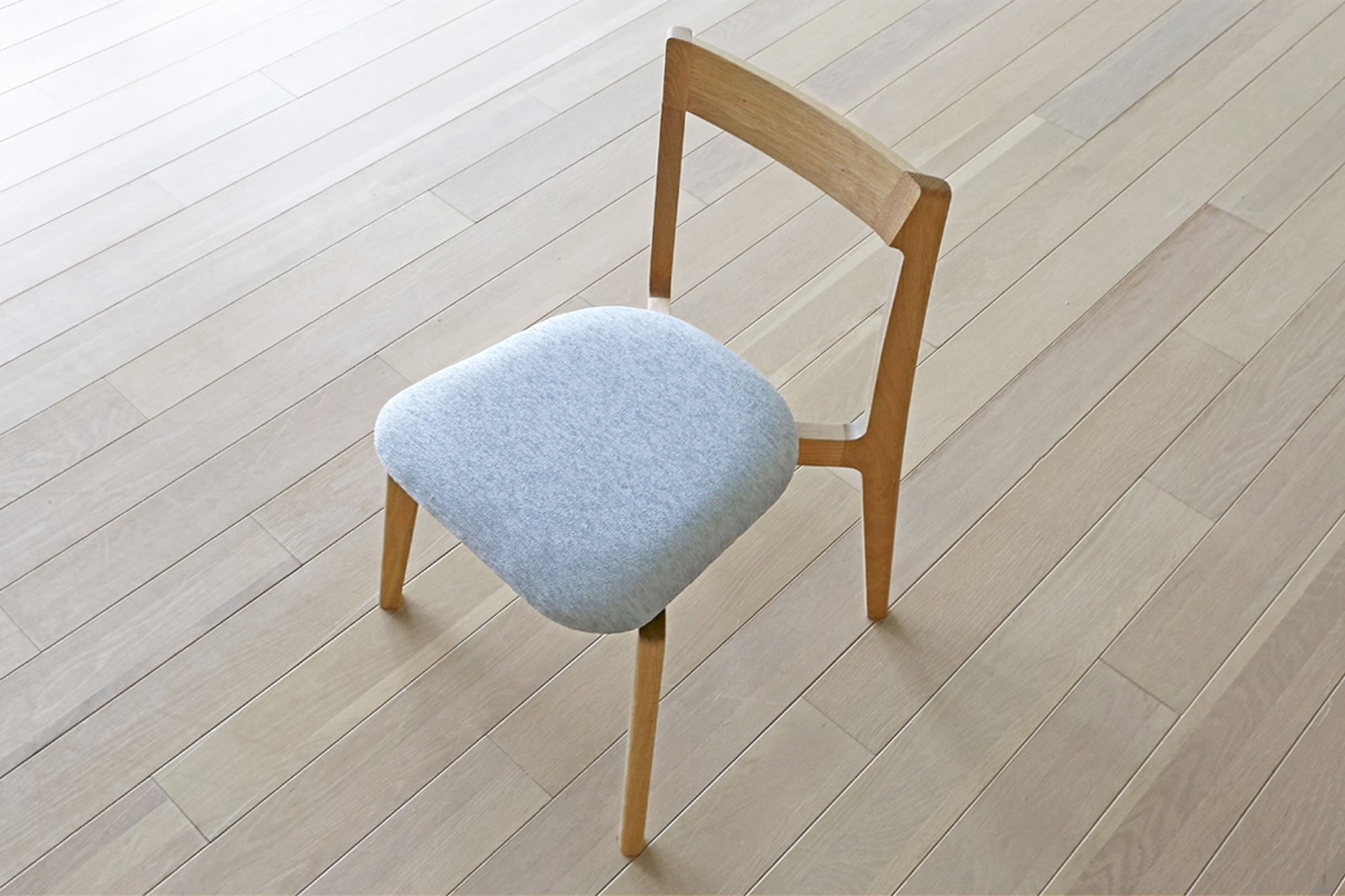 RIALTO CHAIR オーク グレー塗装/布座【受注生産品】