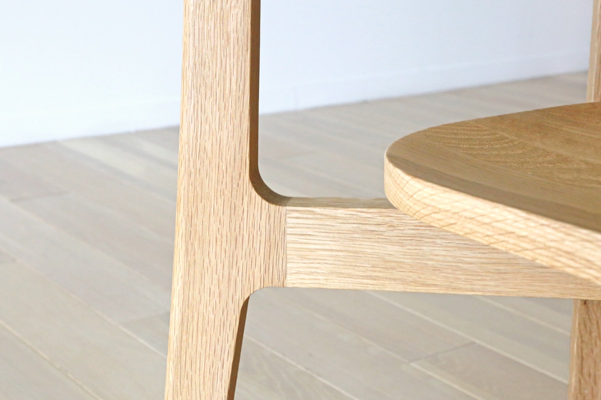 RIALTO CHAIR オーク グレー塗装/布座【受注生産品】