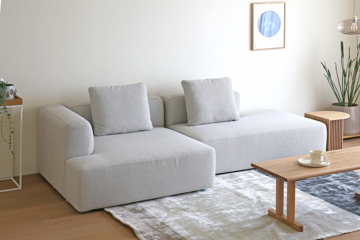 SUMOWA SOFA スモワ シェーズロング（左肘）ベージュ