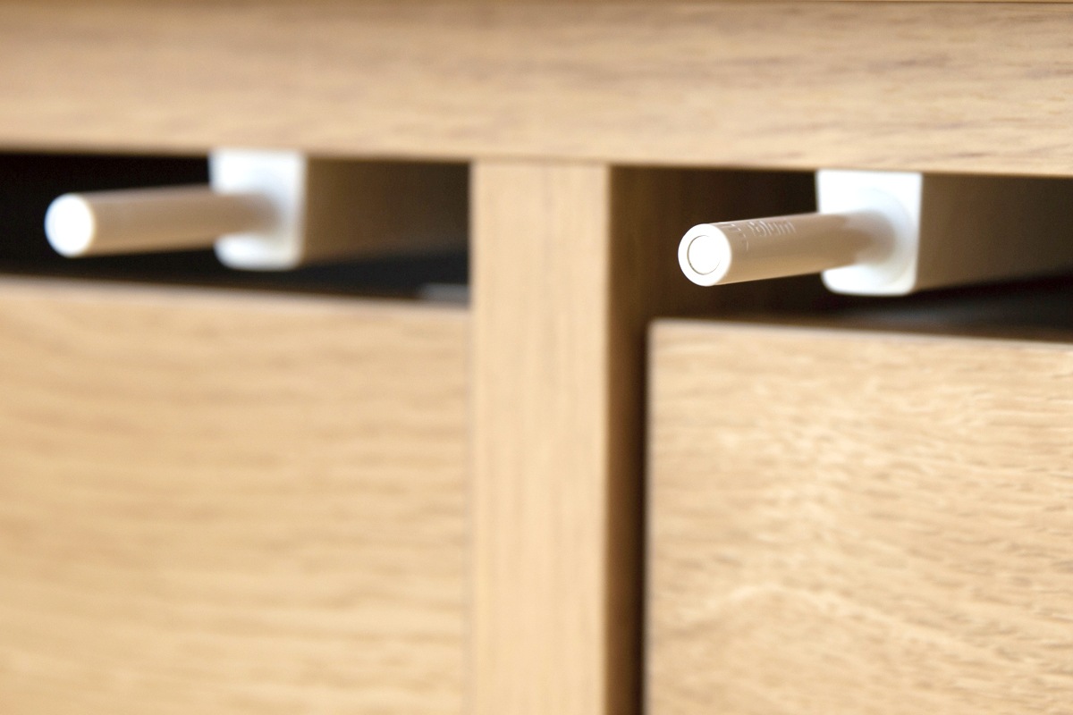 LECCE 80ハイキャビネット オーク