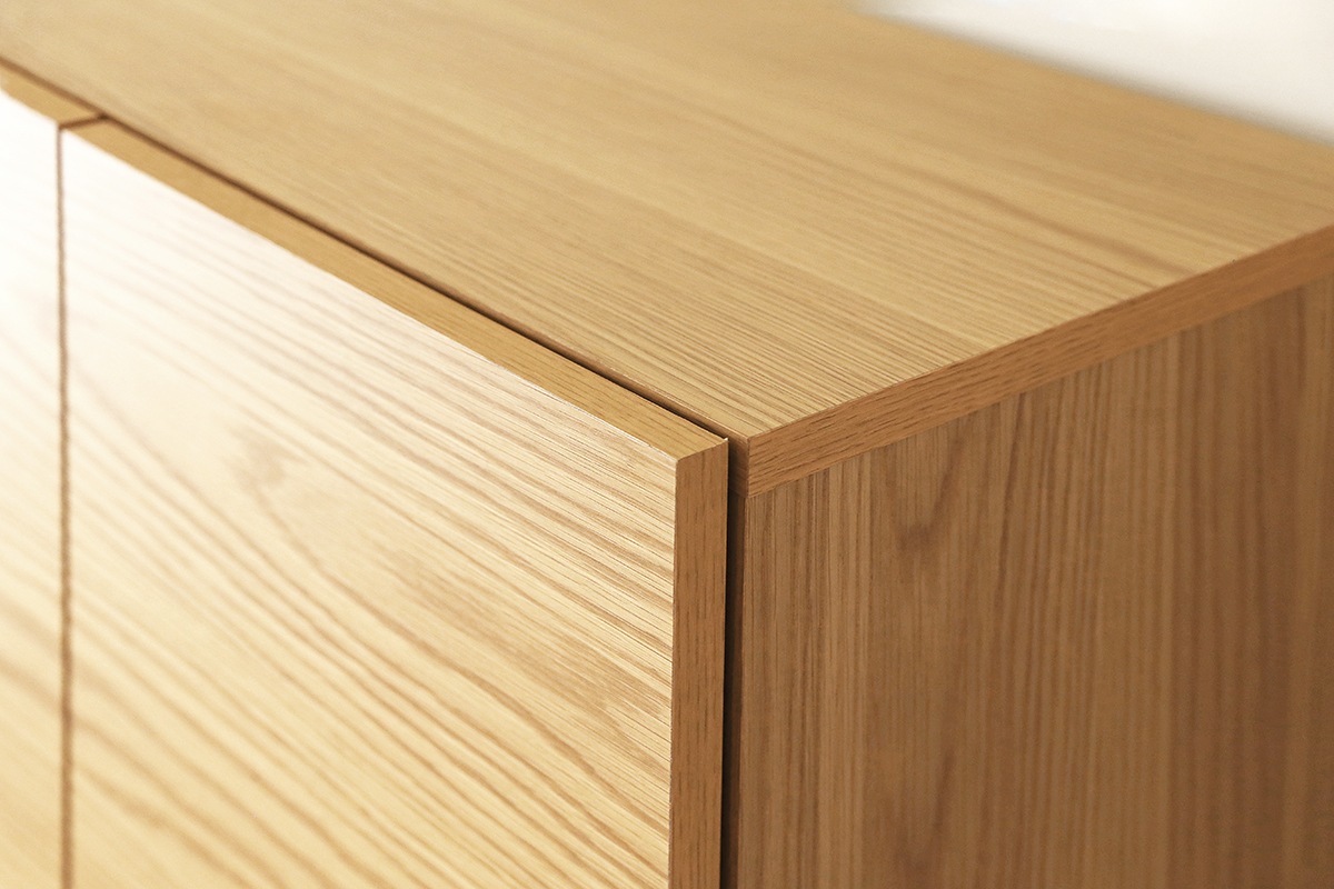 LECCE 80ハイキャビネット オーク