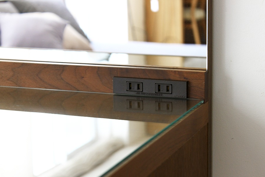 レッチェ 80ドレッサー(椅子つき) WN