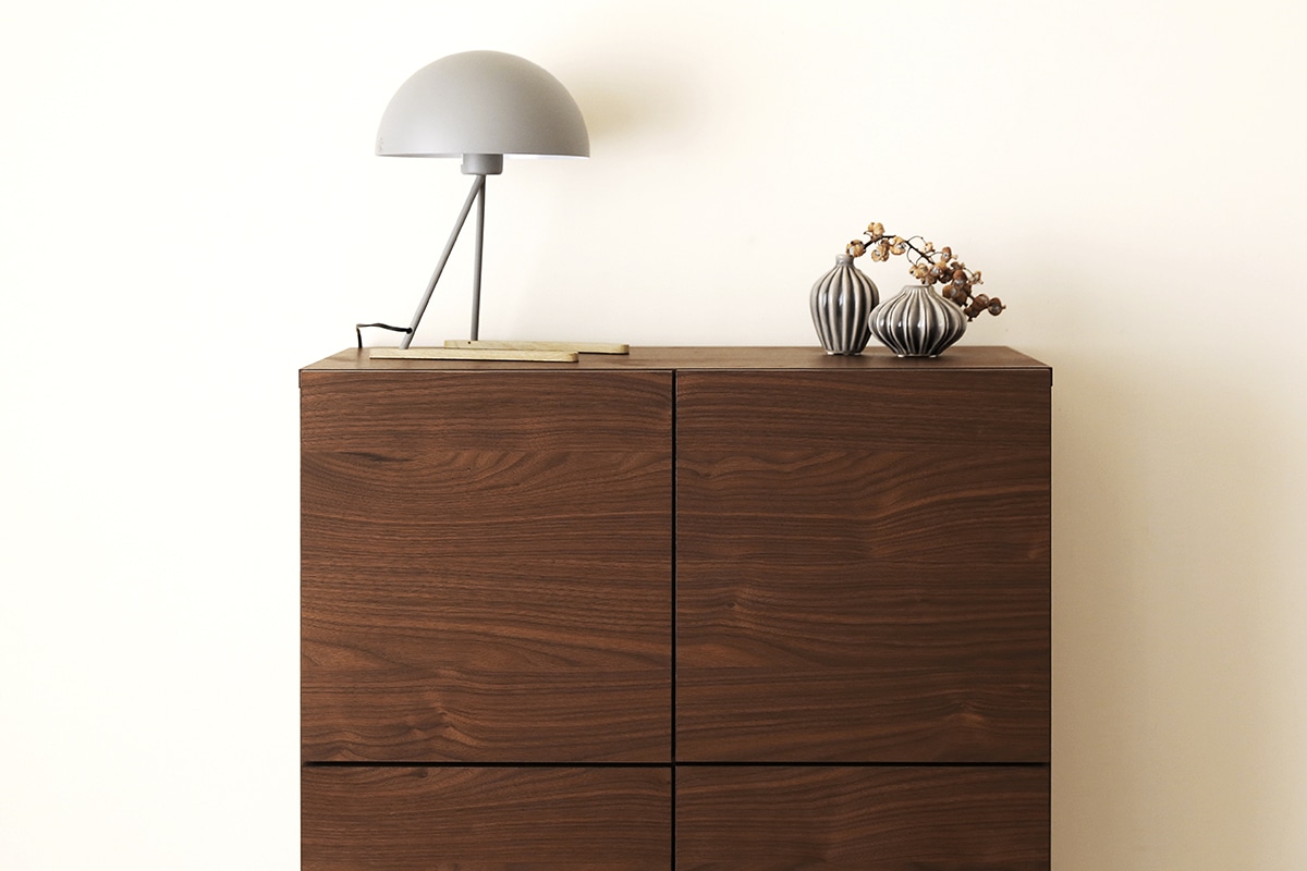 LECCE 80ハイキャビネット ウォルナット