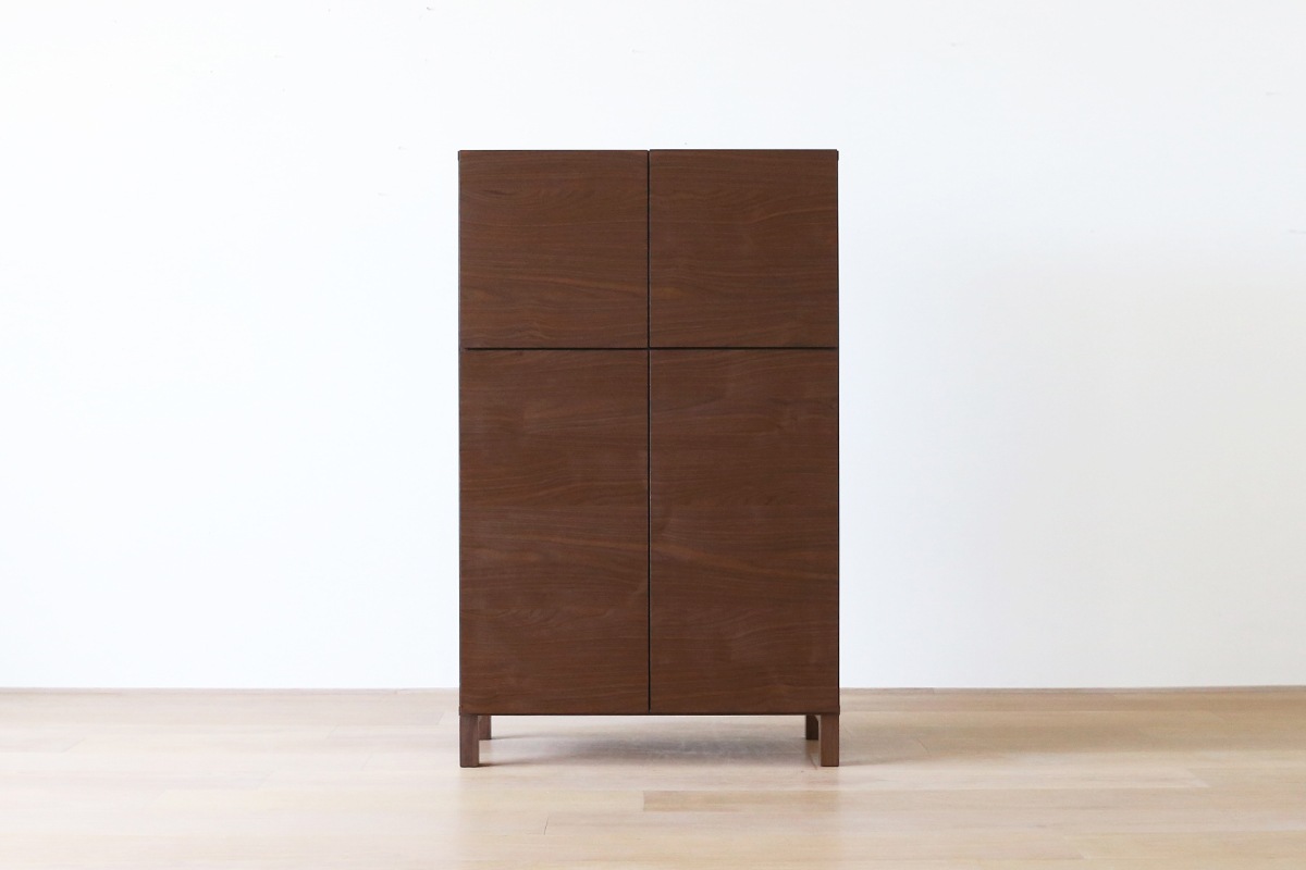 LECCE 80ハイキャビネット ウォルナット