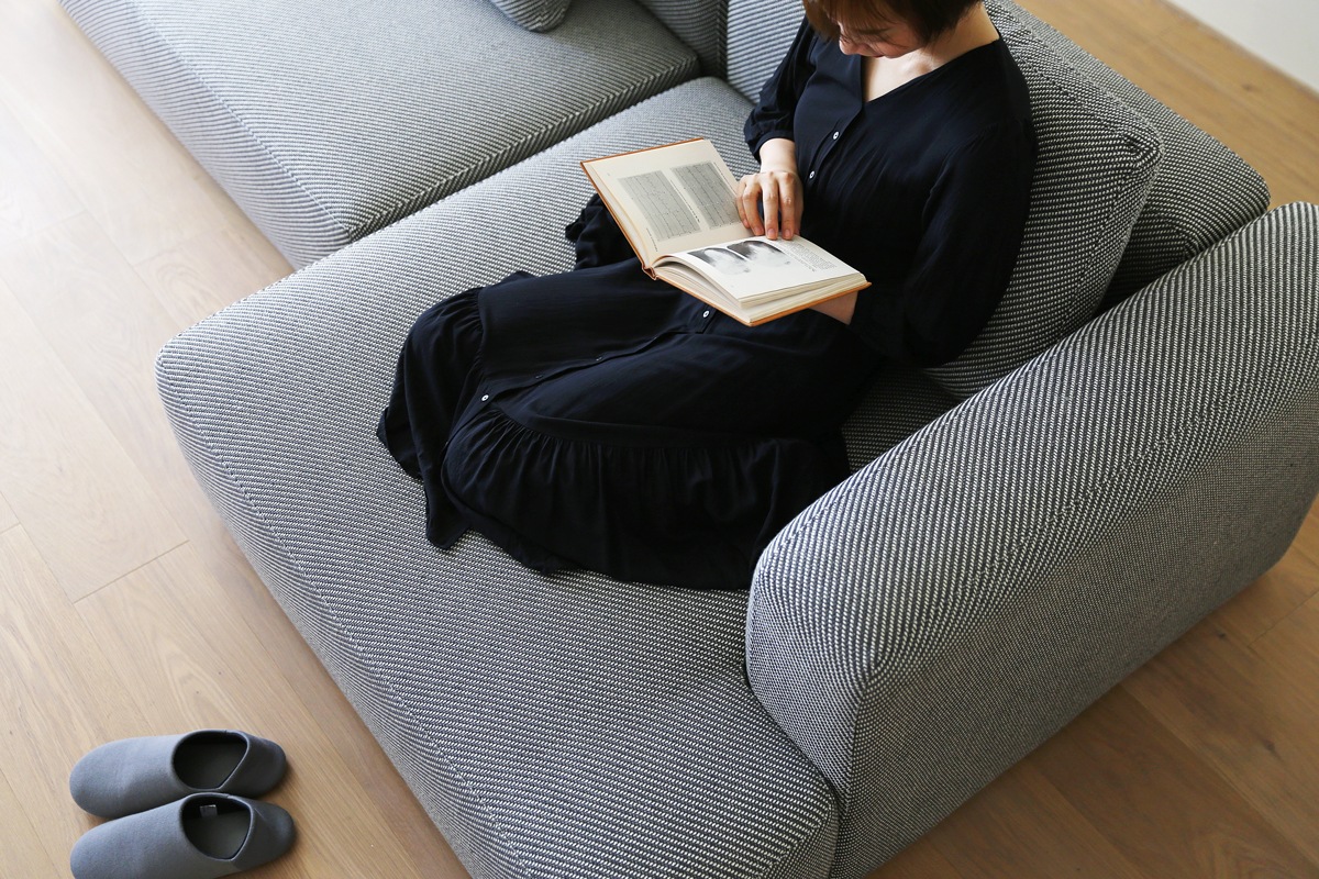 SUMOWA SOFA スモワ シェーズロング（右肘）ベージュ