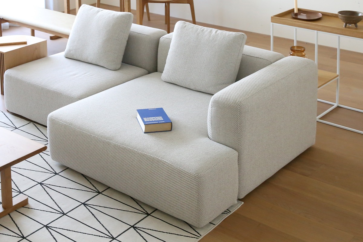 SUMOWA SOFA スモワ シェーズロング（右肘）ベージュ