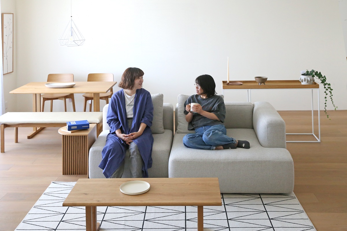 SUMOWA SOFA スモワ シェーズロング（右肘）ベージュ