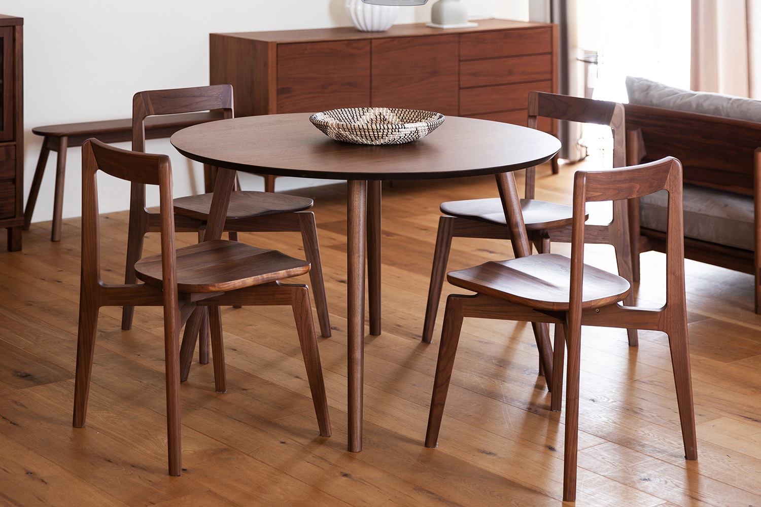 RIALTO CHAIR オーク グレー塗装/板座【受注生産品】