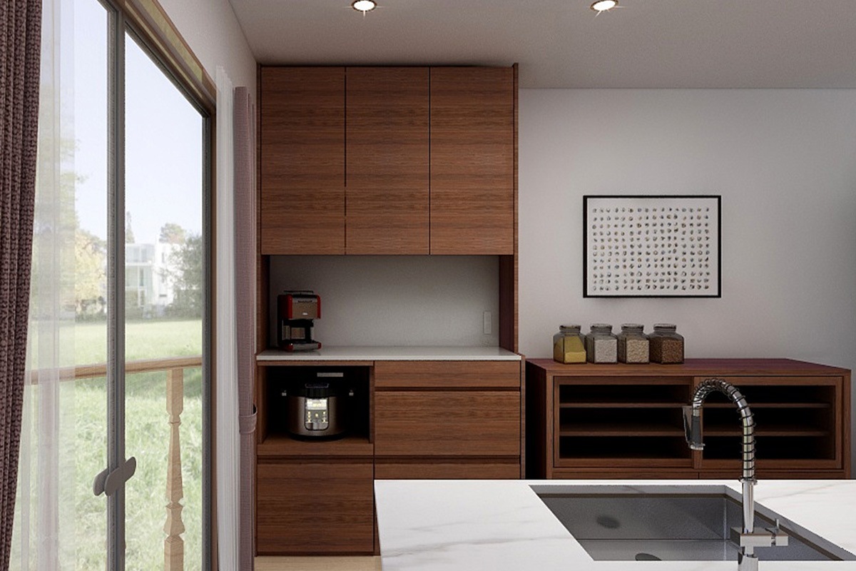 HARVEST ハーベスト【壁面タイプ】set 22【幅130cm】オーク/ウォルナット