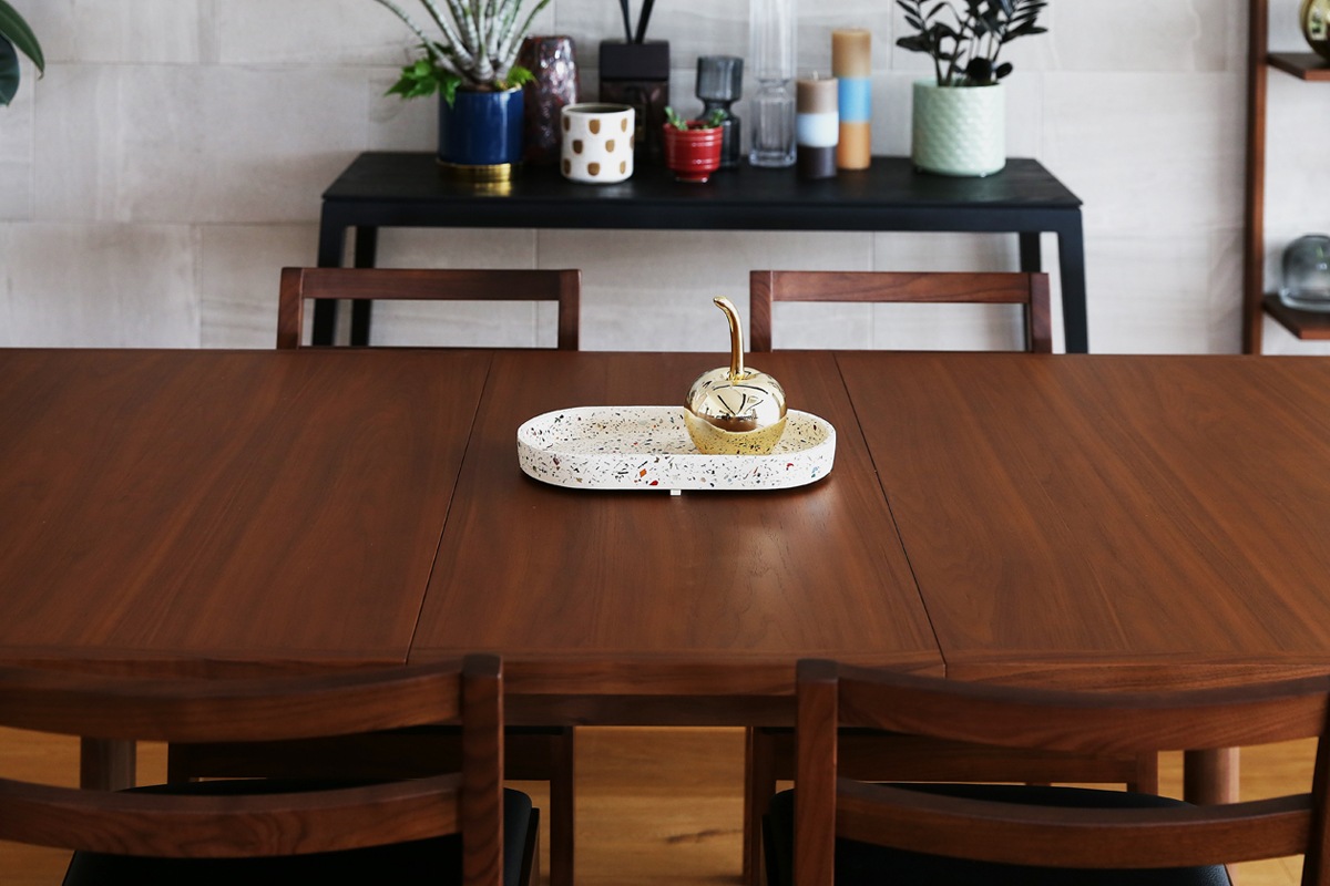 ORP DINING TABLE 伸長式 W160-200 ウォルナット