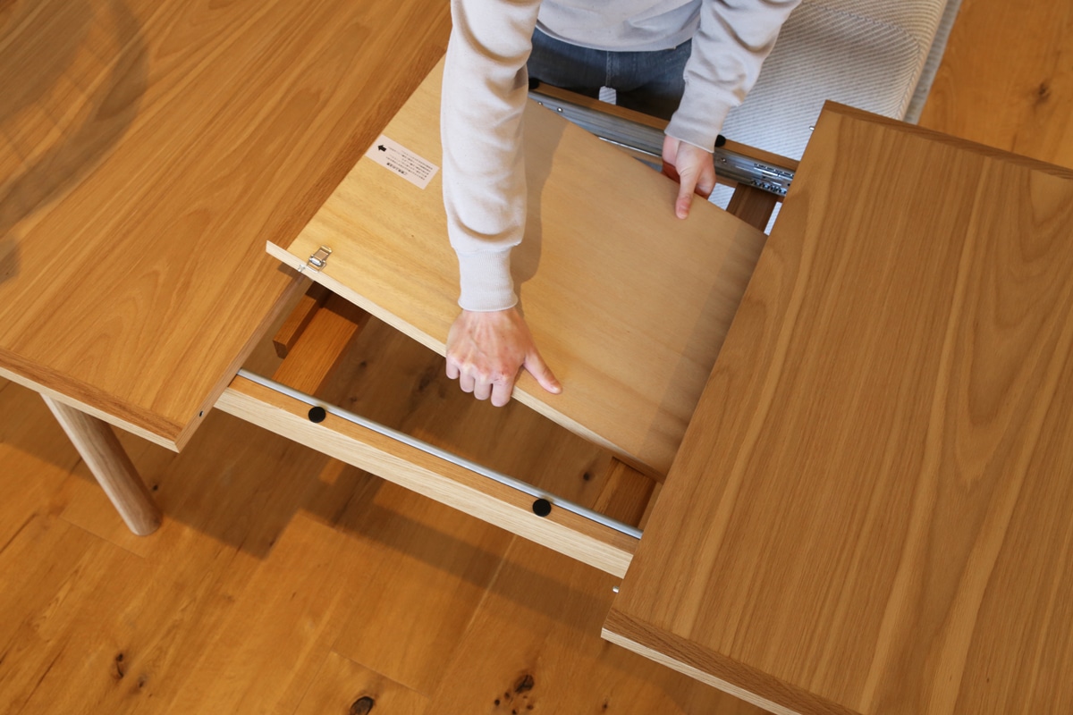 ORP DINING TABLE 伸長式 W160-200 ウォルナット