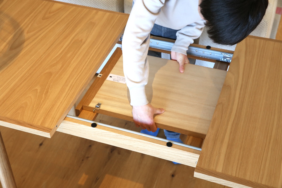 ORP DINING TABLE 伸長式 W160-200 ウォルナット