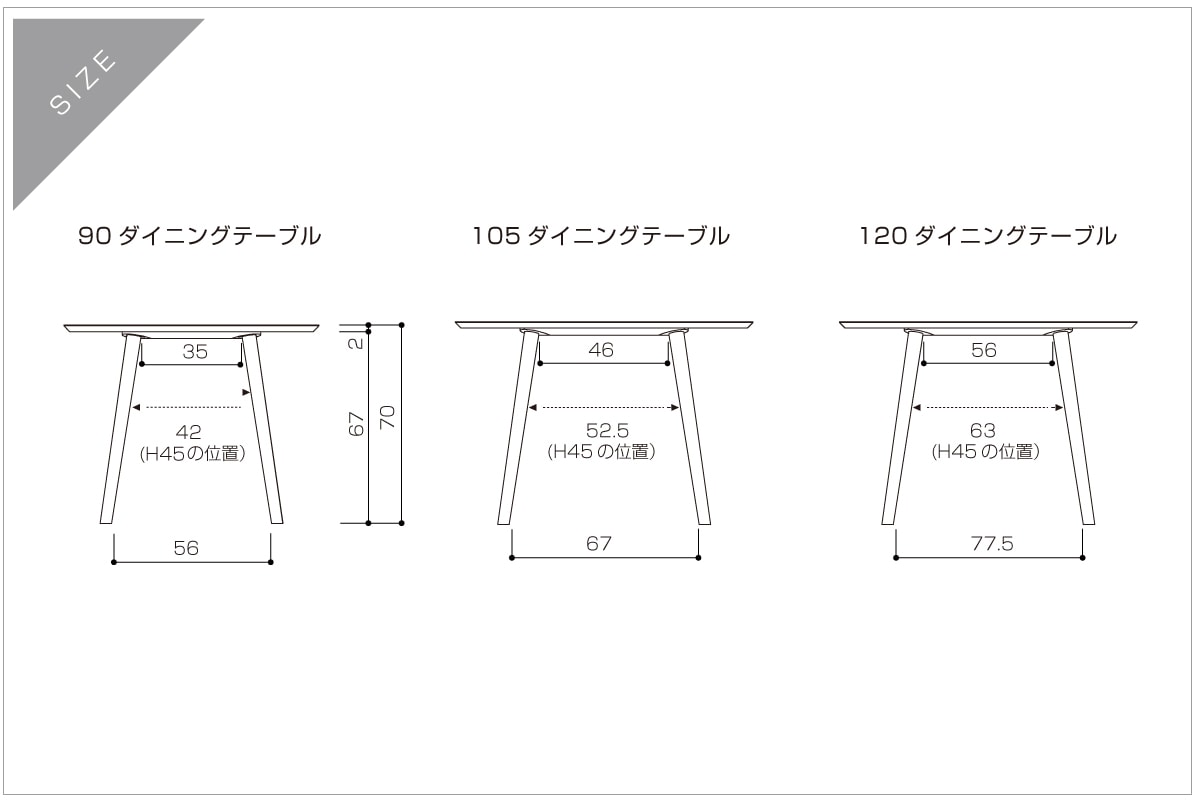 MALLOON マルーン ダイニングテーブル Φ105cm ウォルナット