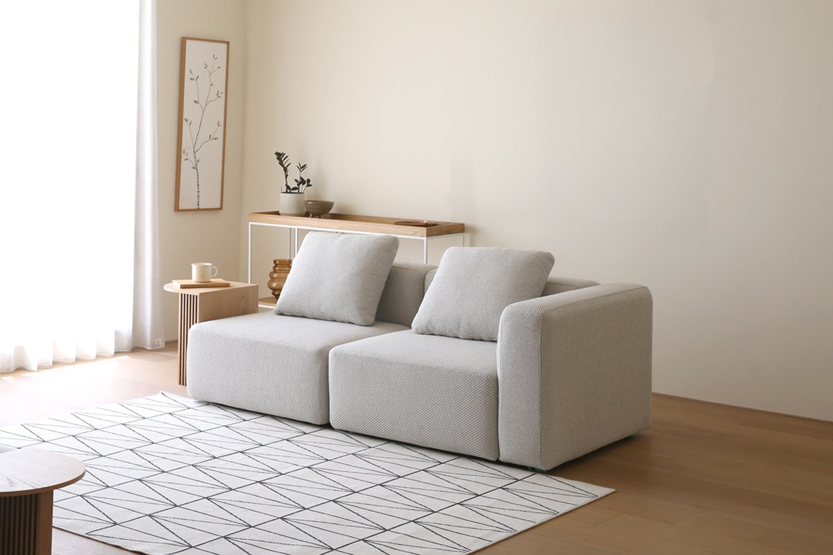 SUMOWA SOFA スモワ 1人掛け（肘なし）ベージュ