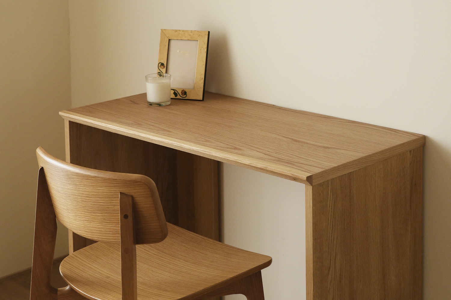 ASTER アスター DESK SET1 オーク (90天板 + サイドパネル（左・右） ) ※チェア別売