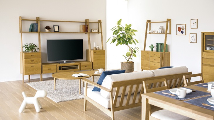 【廃番40%OFF】LERIA 92TVボード オーク