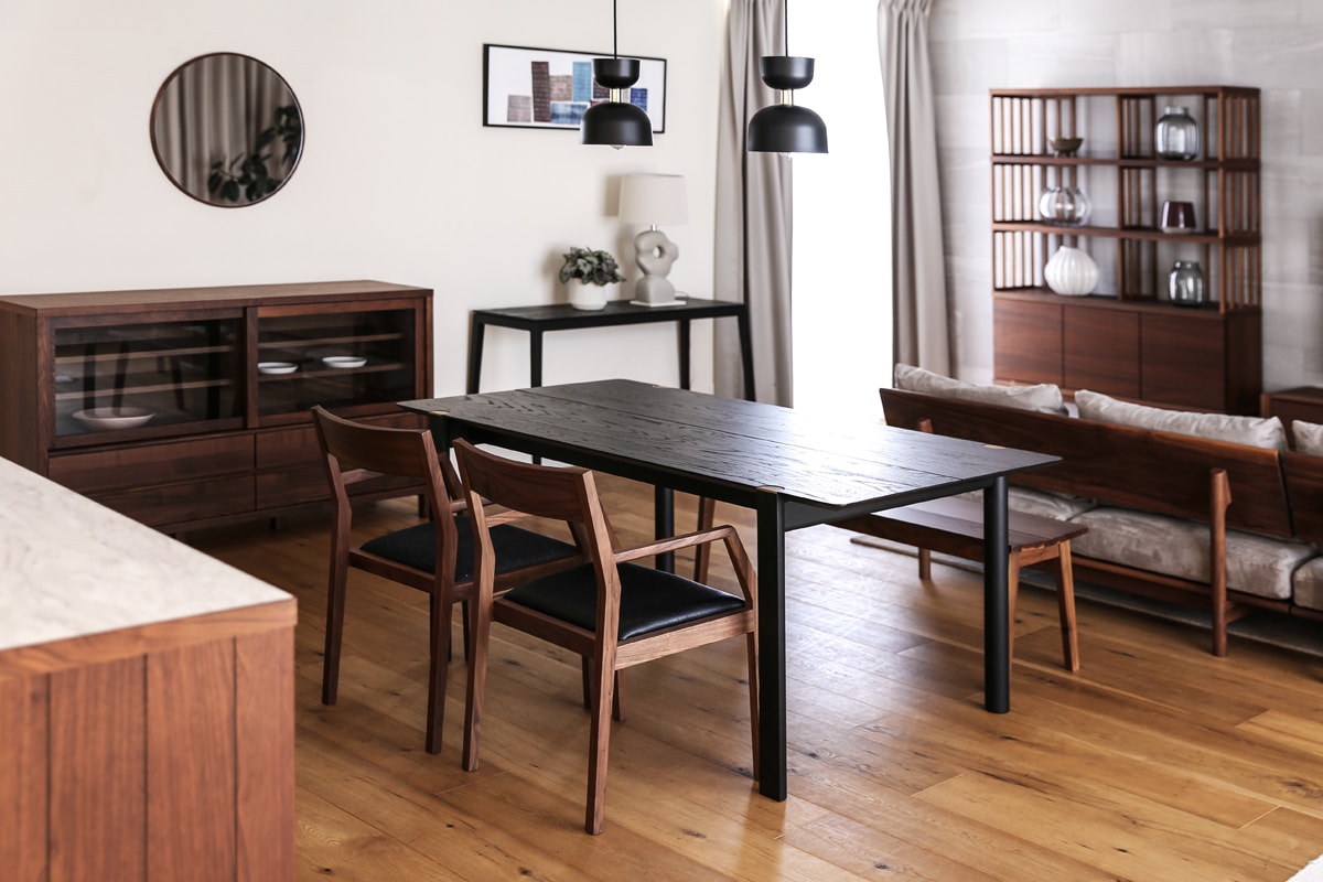 KIEL CHAIR 肘付き ウォルナット【受注生産品】 