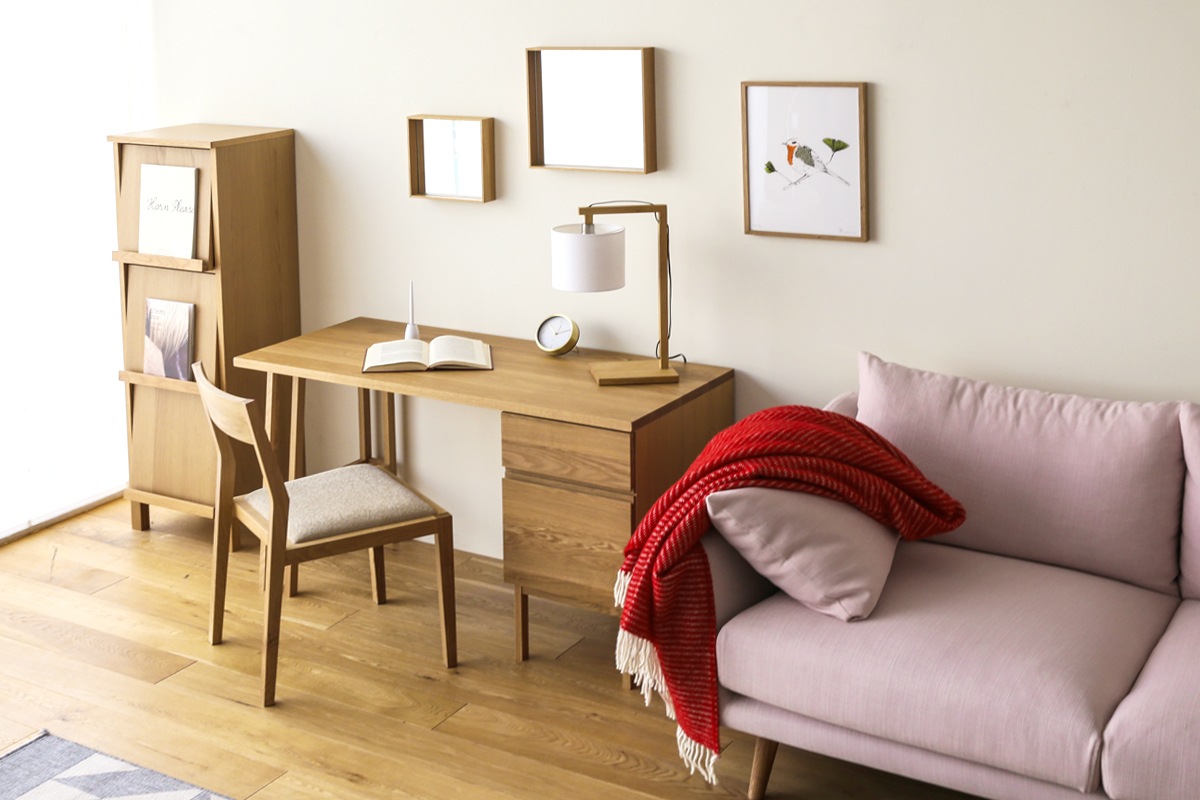 BOX MIRROR 3535ミラー オーク