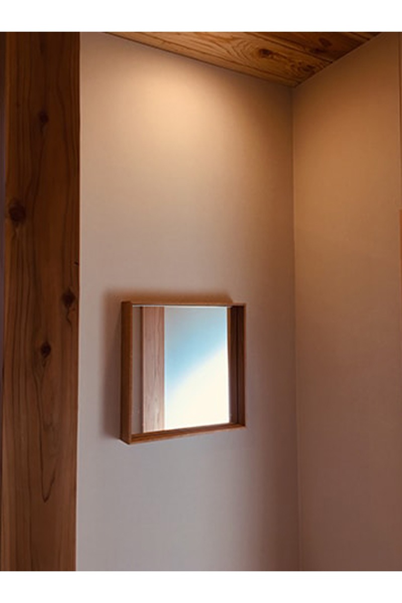 BOX MIRROR 3535ミラー オーク