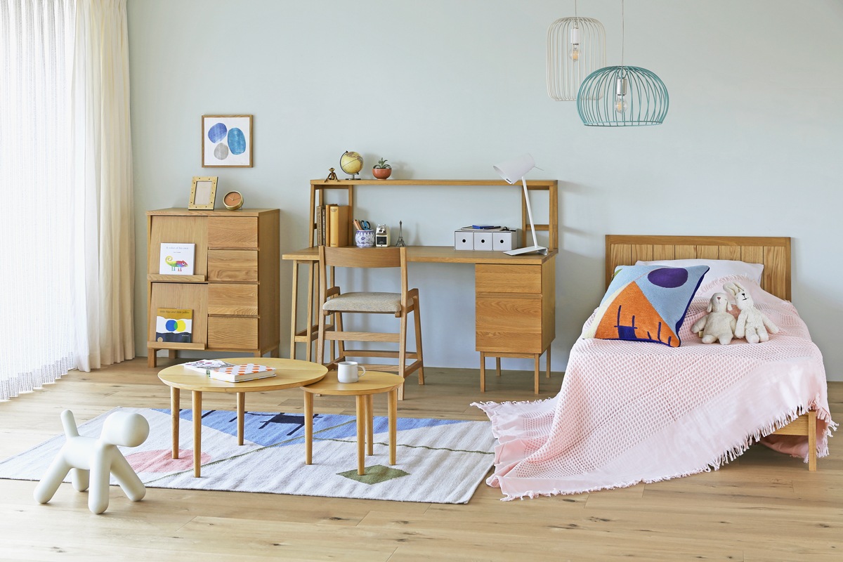 THOMSON BED セミダブル オーク