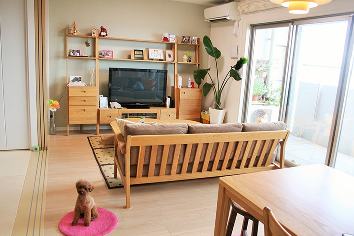 LEIRIA 118TVボード ウォルナット