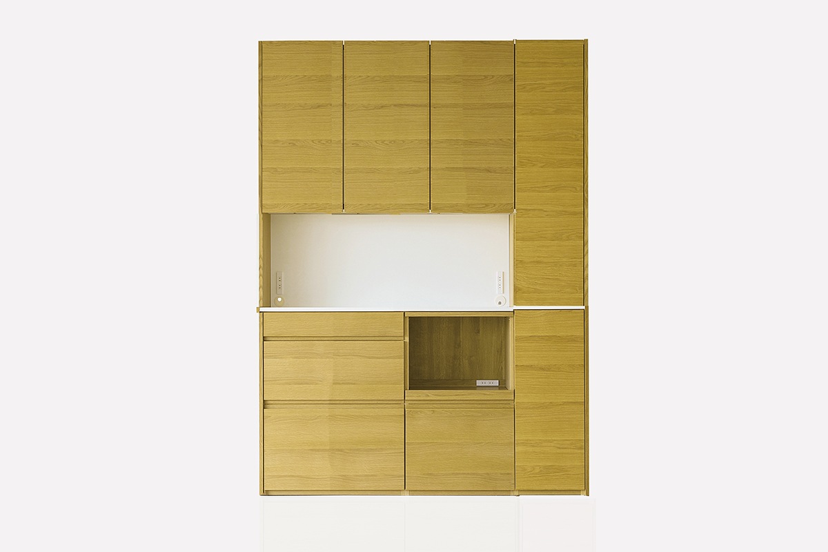 HARVEST ハーベスト【壁面タイプ】set 30【幅196～214cm】オーク/ウォルナット