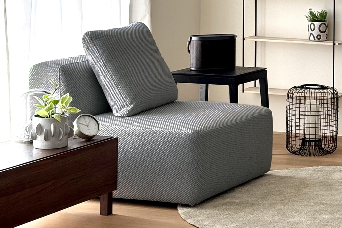 SUMOWA SOFA スモワ 1人掛け(肘なし)グレー