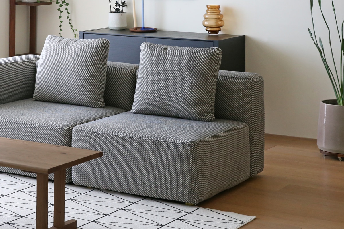 SUMOWA SOFA スモワ 1人掛け(肘なし)グレー