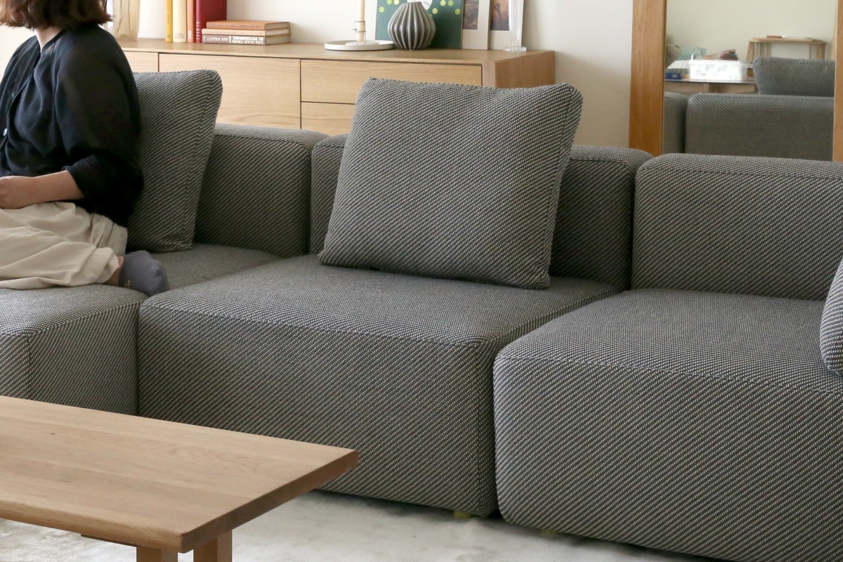 SUMOWA SOFA スモワ 1人掛け(肘なし)グレー