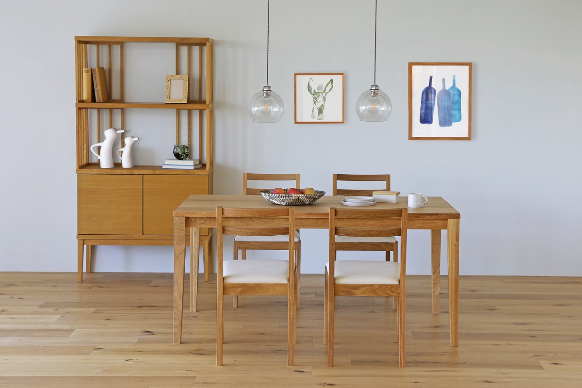 COMMON DINING TABLE オーク W150 【在庫品：3営業日以内に発送可】