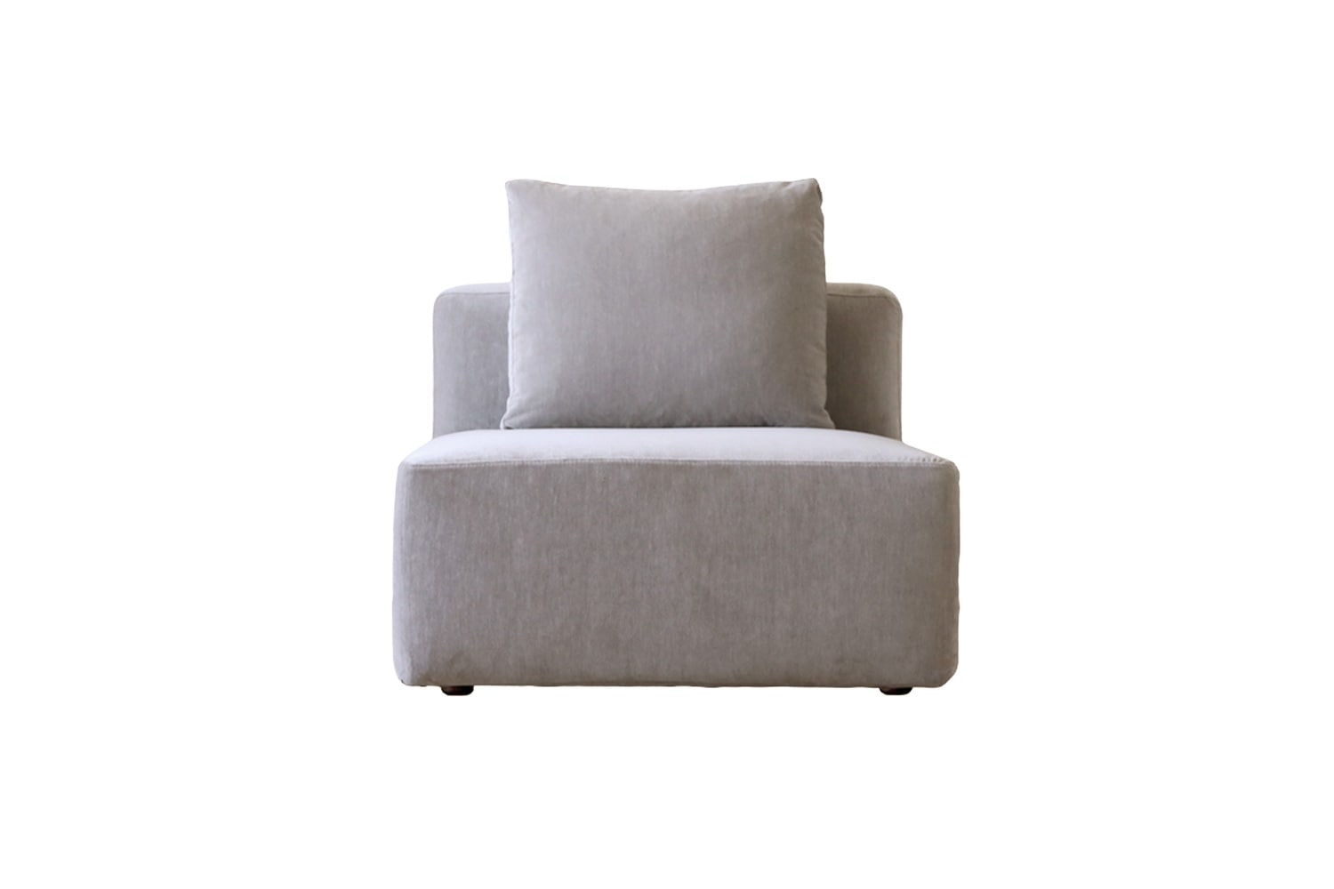 SUMOWA SOFA スモワ 1人掛け(肘なし)ライトグレー