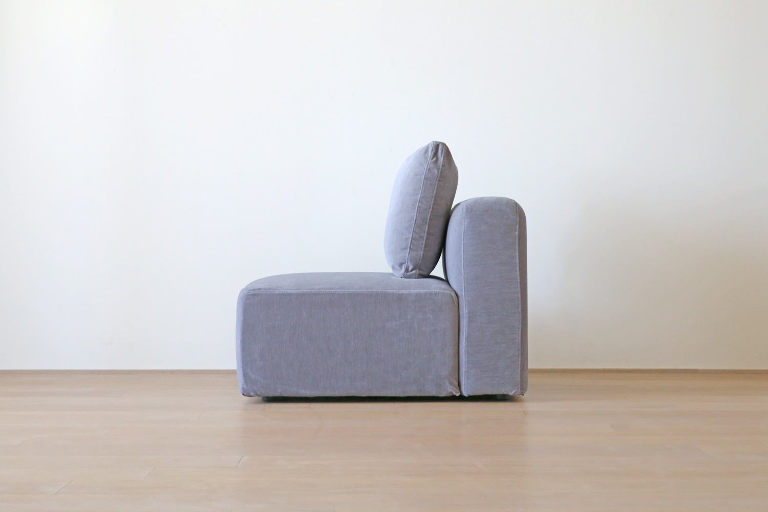 SUMOWA SOFA スモワ 1人掛け(肘なし)ライトグレー