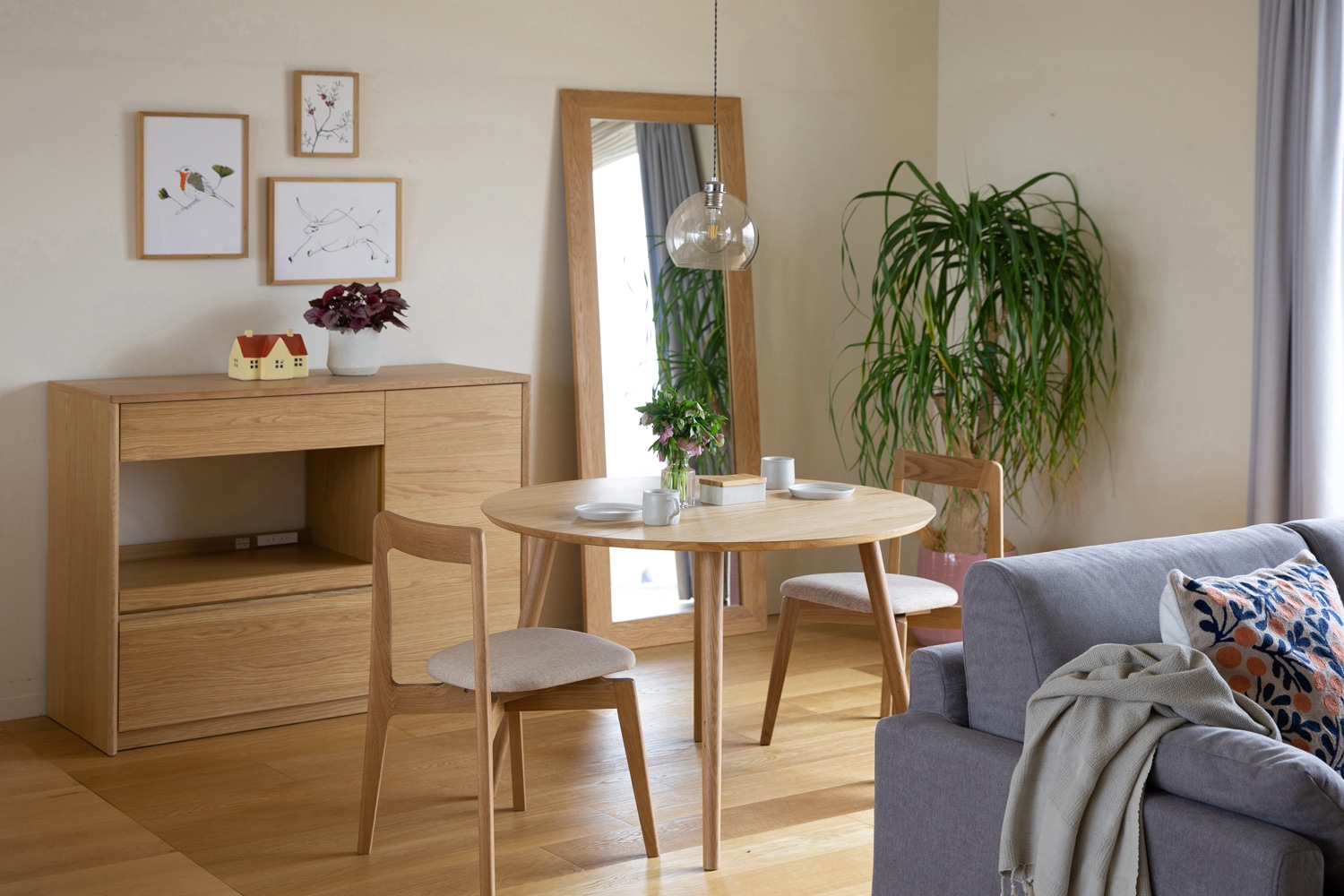 PLAIN MIRROR 69 MEDIUM オーク