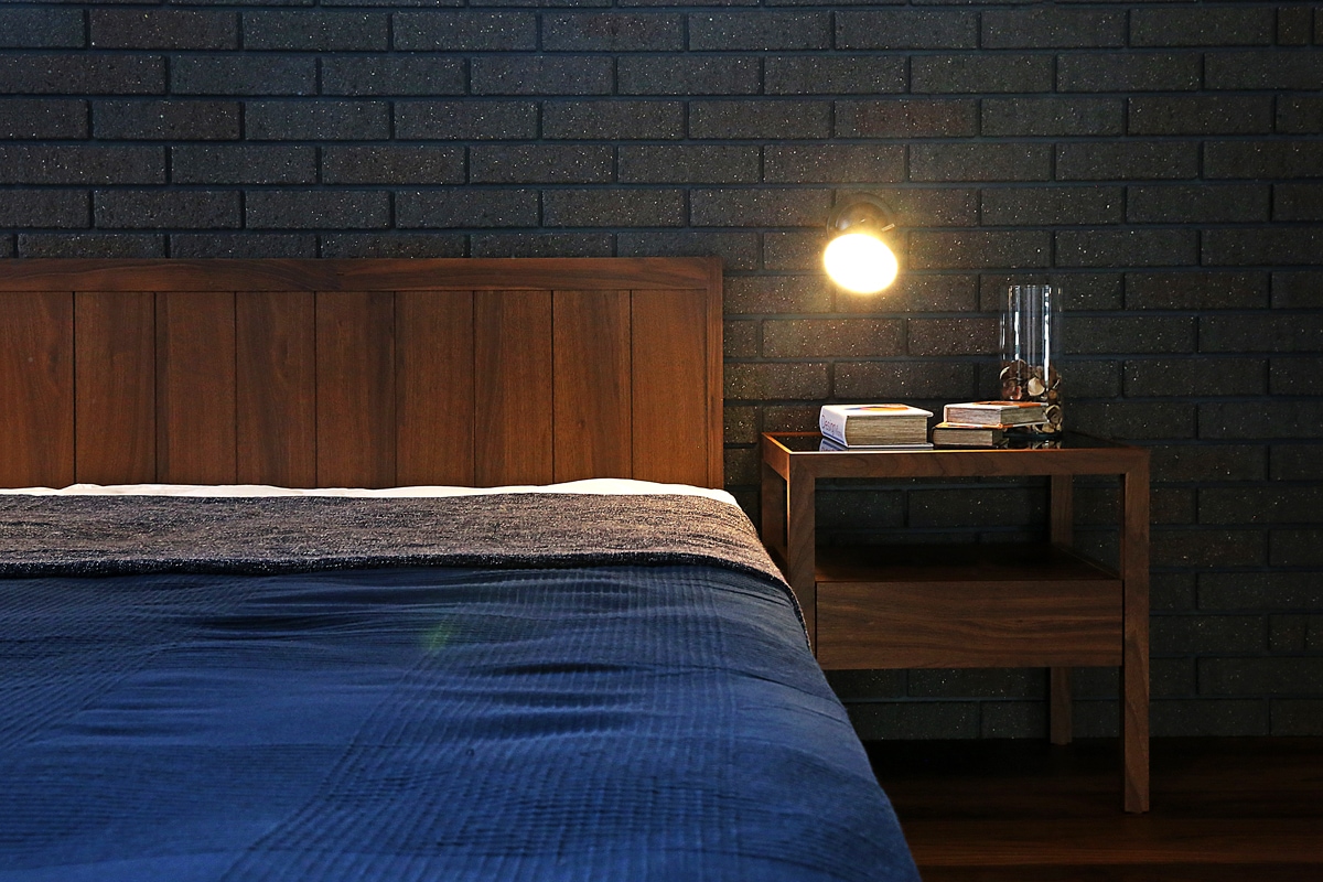 THOMSON BED トムソン セミダブル ウォルナット
