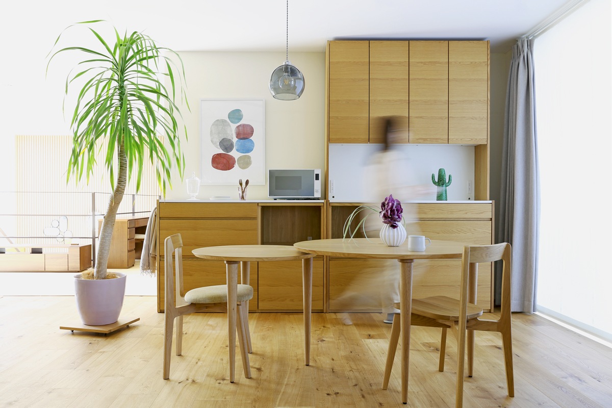 HARVEST ハーベスト【カウンタータイプ】set 6【幅130cm】オーク/ウォルナット