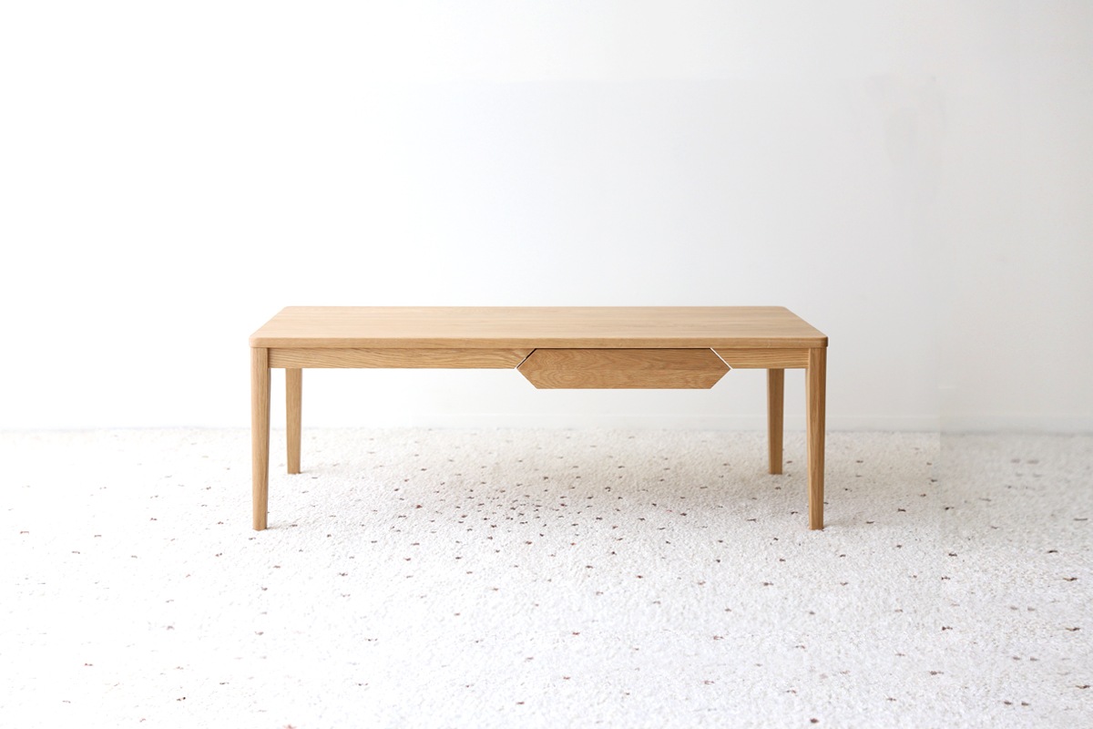 PLAIN LIVING TABLE オーク グレー塗装【サイズオーダー】