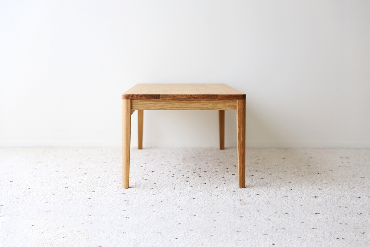 PLAIN LIVING TABLE オーク グレー塗装【サイズオーダー】