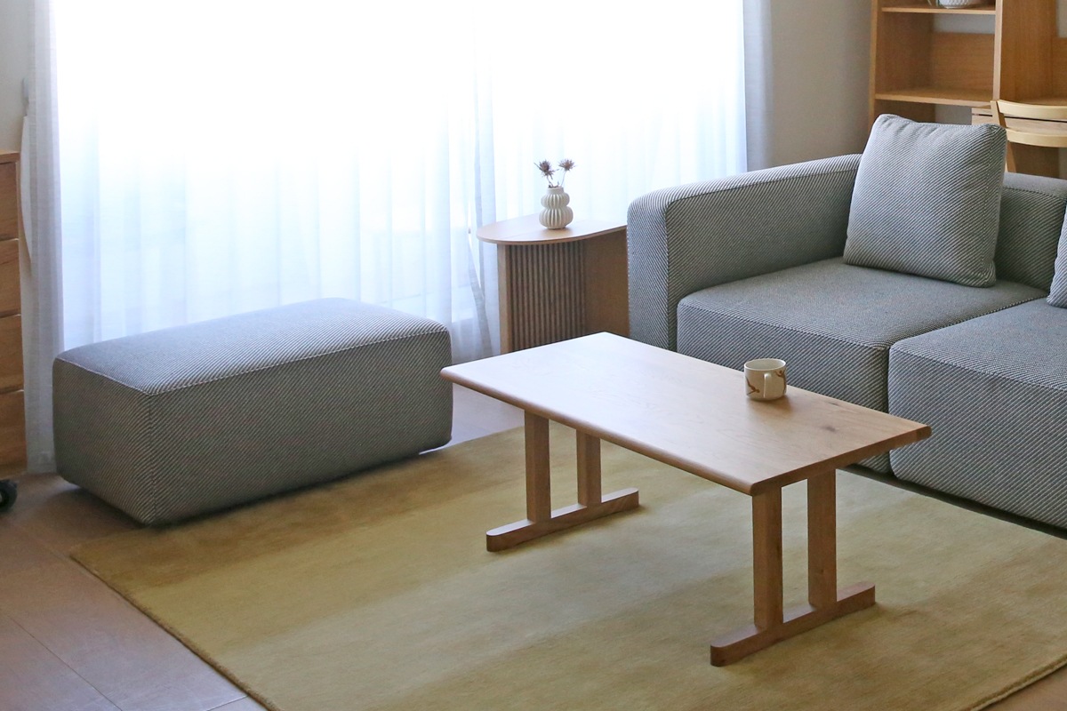 SUMOWA SOFA スモワ オットマン W80×D60 グレー