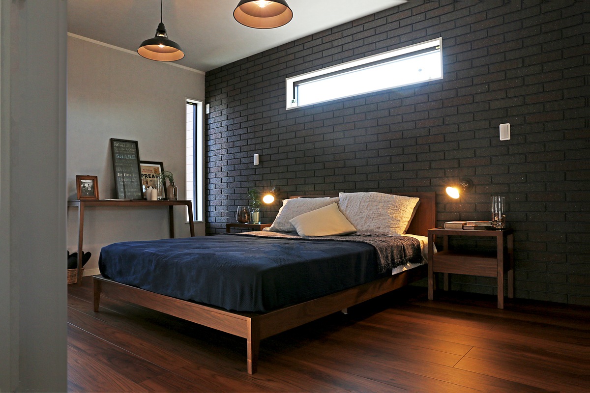 THOMSON BED ダブル ウォルナット