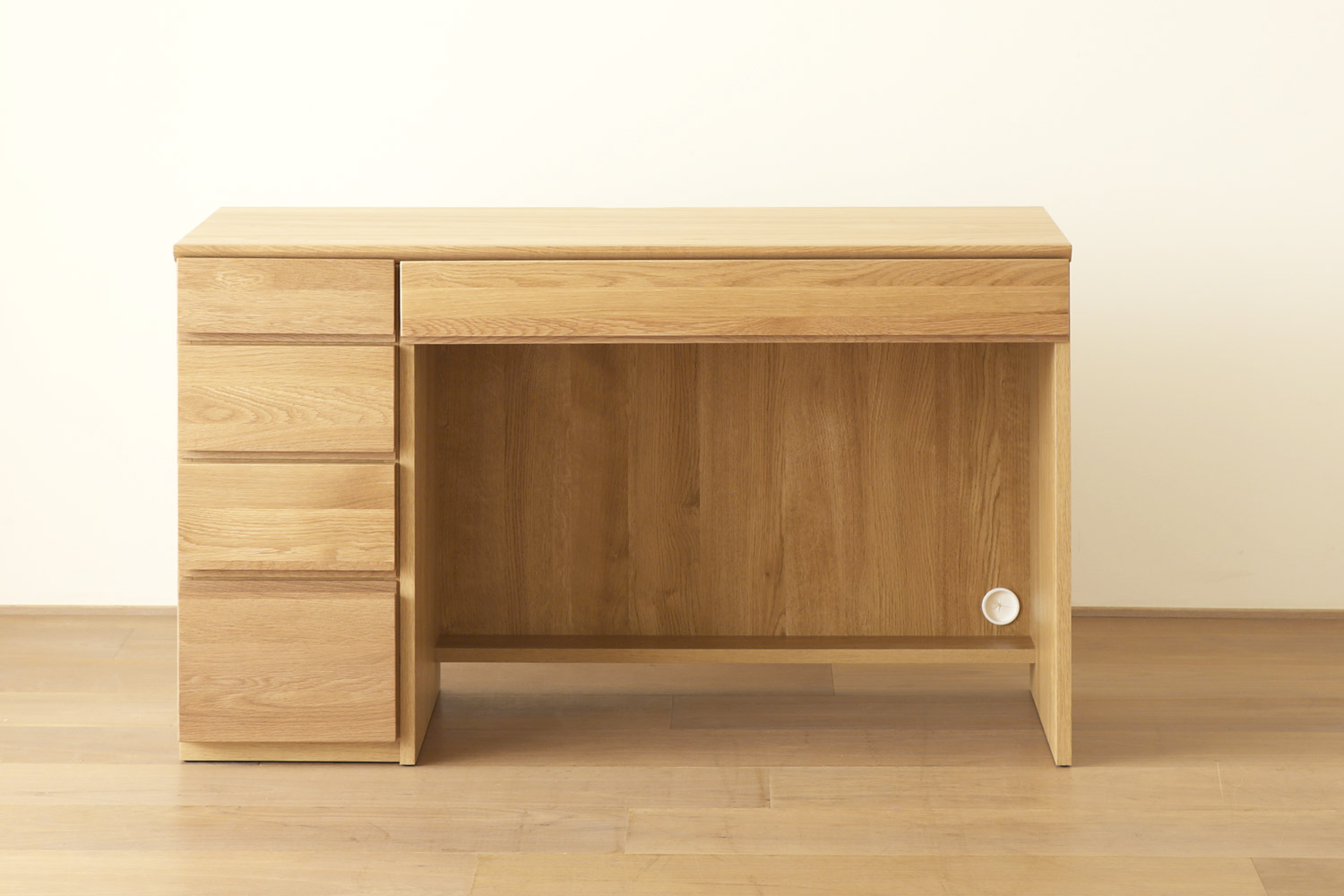 ASTER アスター DESK SET5 オーク (120天板 + 30チェスト + 90デスク) ※チェア別売