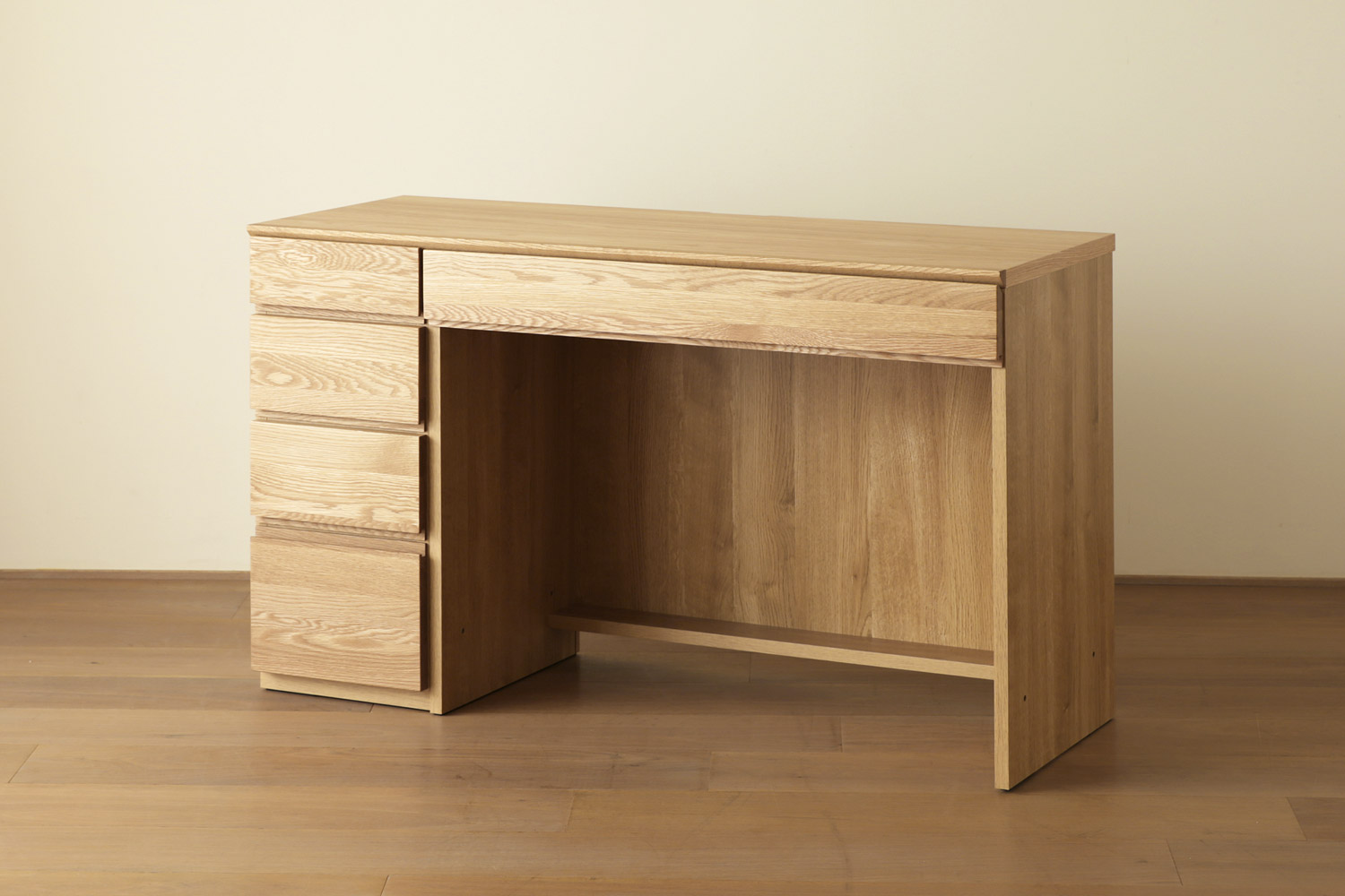 ASTER アスター DESK SET5 オーク (120天板 + 30チェスト + 90デスク