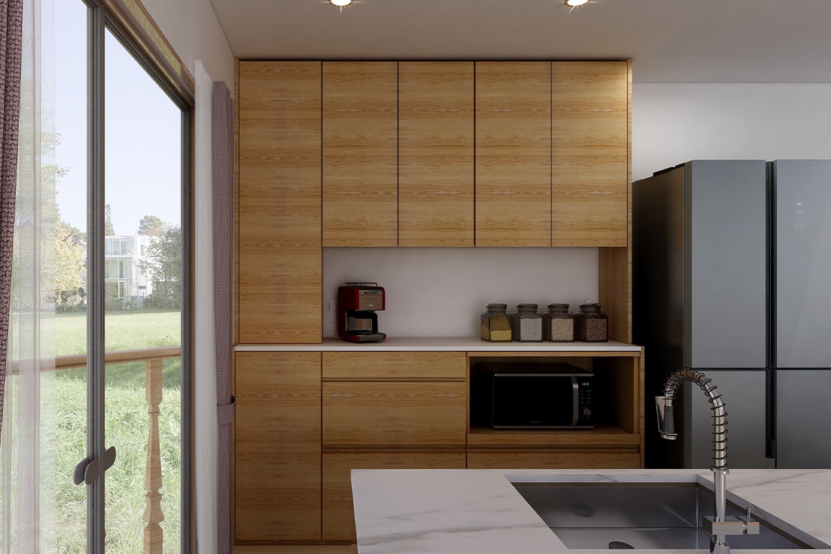 HARVEST ハーベスト【壁面タイプ】set 34【幅196～214cm】オーク/ウォルナット