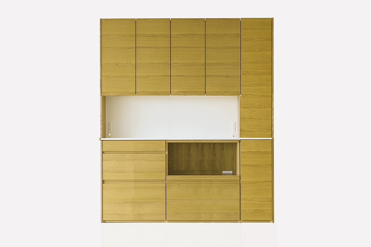 HARVEST ハーベスト【壁面タイプ】set 34【幅196～214cm】オーク/ウォルナット