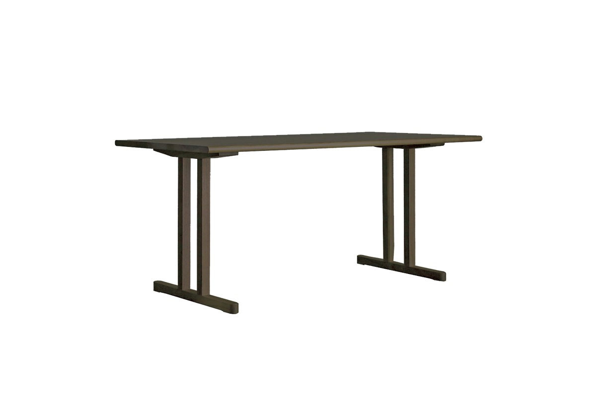 ARCO DINING TABLE オーク グレー塗装