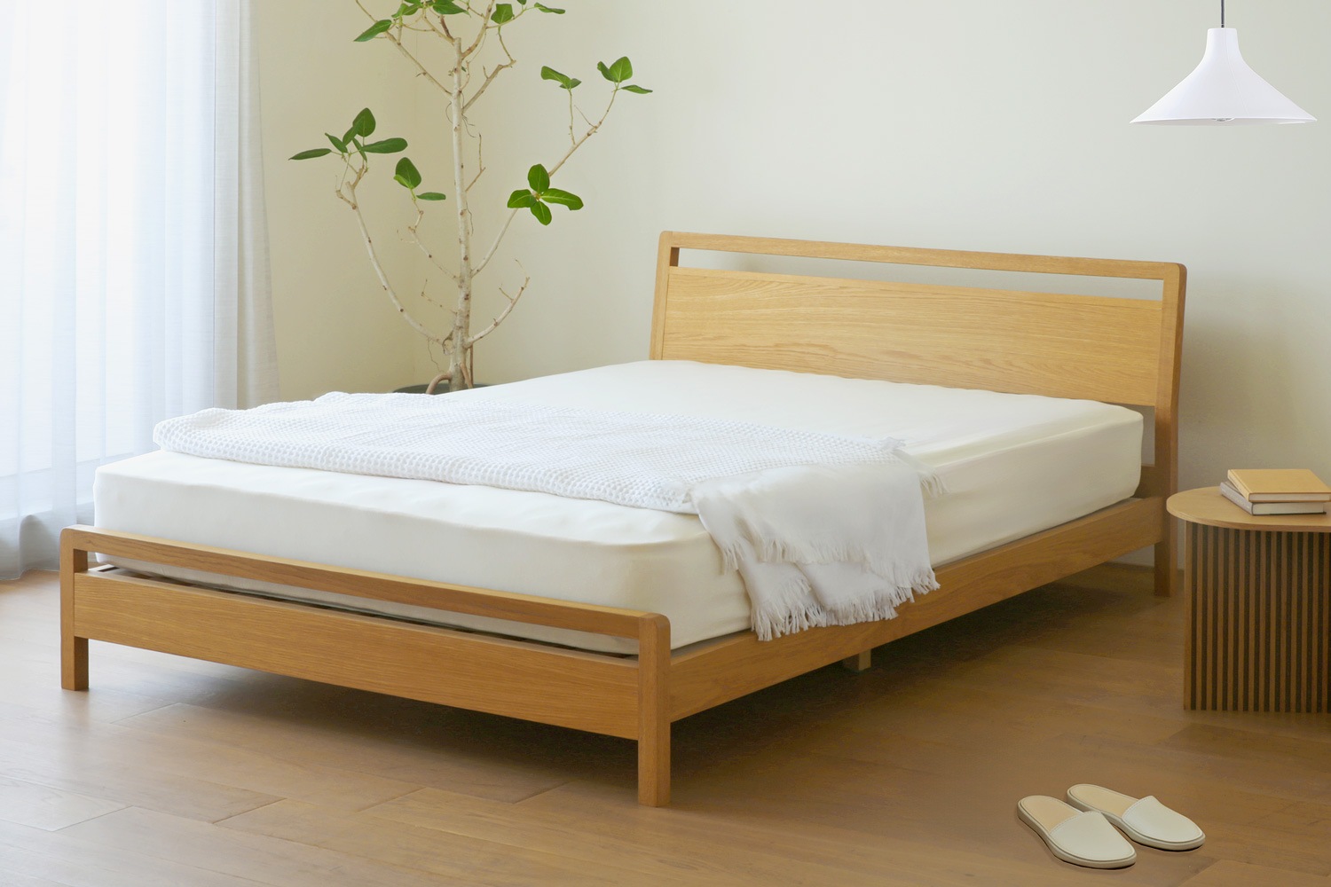 MARK BED マーク ダブル オーク