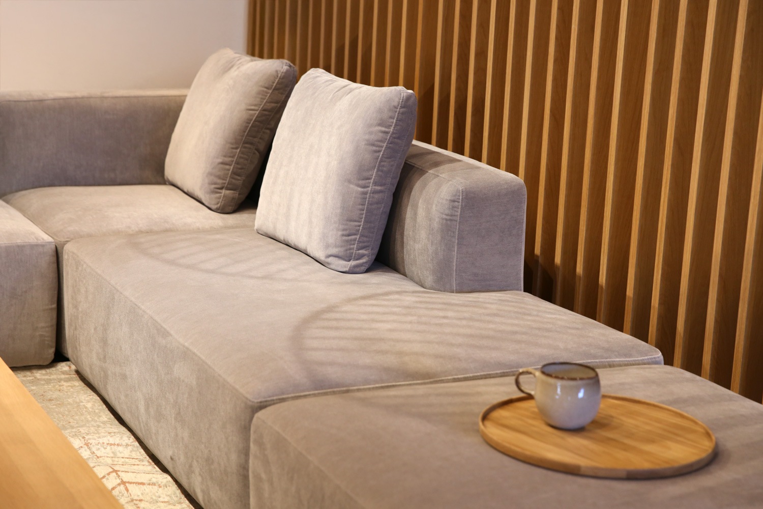 SUMOWA SOFA スモワ 追加クッション ライトグレー